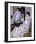 Girl in Blue (Reflections)-Francis Campbell Boileau Cadell-Framed Giclee Print