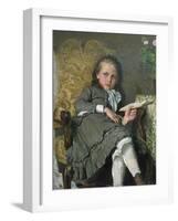 Girl in Chair, 1879-Erik Theodor Werenskiold-Framed Giclee Print