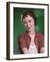 Girl in Checked Shirt-Charles Woof-Framed Photographic Print