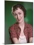 Girl in Checked Shirt-Charles Woof-Mounted Photographic Print