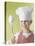 Girl in Chef's Hat and Apron with Beater-Kai Schwabe-Stretched Canvas