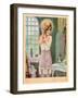 Girl in Corset, Milliere-Maurice Milliere-Framed Art Print