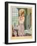 Girl in Corset, Milliere-Maurice Milliere-Framed Art Print