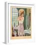 Girl in Corset, Milliere-Maurice Milliere-Framed Art Print