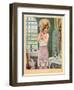 Girl in Corset, Milliere-Maurice Milliere-Framed Art Print