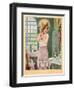 Girl in Corset, Milliere-Maurice Milliere-Framed Art Print