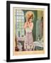 Girl in Corset, Milliere-Maurice Milliere-Framed Art Print