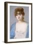 Girl in Dressing Gown, 1882-Edouard Manet-Framed Premium Giclee Print