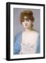 Girl in Dressing Gown, 1882-Edouard Manet-Framed Premium Giclee Print