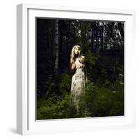 Girl in Fairy Forest-George Mayer-Framed Photographic Print