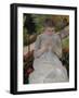 Girl in Garden-Mary Cassatt-Framed Giclee Print