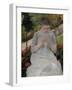 Girl in Garden-Mary Cassatt-Framed Giclee Print