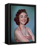 Girl in Gingham 1950s-Charles Woof-Framed Stretched Canvas