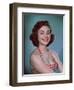 Girl in Gingham 1950s-Charles Woof-Framed Photographic Print