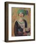 Girl in Green Turban, 1913-William James Glackens-Framed Art Print