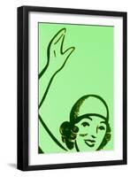 Girl In Green-John Gusky-Framed Photographic Print