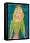 Girl In Green-Norma Kramer-Framed Stretched Canvas