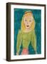 Girl In Green-Norma Kramer-Framed Art Print