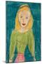 Girl In Green-Norma Kramer-Mounted Art Print