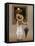 Girl in Museum-John Zaccheo-Framed Stretched Canvas