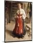 Girl in Orsa Costume, 1911-Anders Leonard Zorn-Mounted Giclee Print