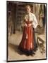 Girl in Orsa Costume, 1911-Anders Leonard Zorn-Mounted Giclee Print
