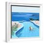 Girl in Pool-Petra Lizde-Framed Giclee Print