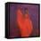 Girl in Red Dress-Lincoln Seligman-Framed Stretched Canvas