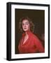 Girl in Red Shirt 1950s-Charles Woof-Framed Photographic Print