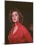 Girl in Red Shirt 1950s-Charles Woof-Mounted Photographic Print