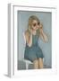 Girl In Sunglasses, 2017-Stevie Taylor-Framed Premium Giclee Print