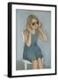 Girl In Sunglasses, 2017-Stevie Taylor-Framed Giclee Print