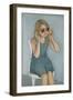 Girl In Sunglasses, 2017-Stevie Taylor-Framed Giclee Print