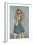 Girl In Sunglasses, 2017-Stevie Taylor-Framed Giclee Print