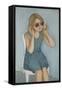 Girl In Sunglasses, 2017-Stevie Taylor-Framed Stretched Canvas