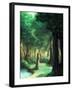 Girl in the Forest-Kyo Nakayama-Framed Giclee Print