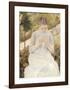 Girl in the Garden, c.1880-1882-Mary Stevenson Cassatt-Framed Premium Giclee Print