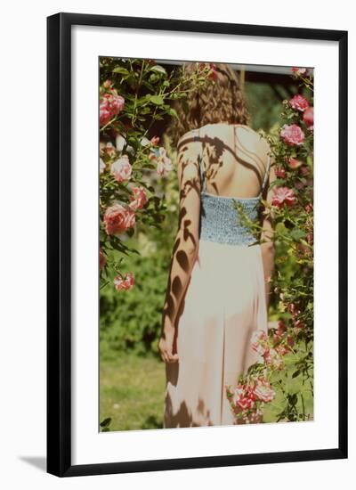 Girl in the Garden-Michalina Wozniak-Framed Photographic Print