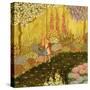 Girl in the Garden-Ditz-Stretched Canvas