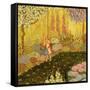 Girl in the Garden-Ditz-Framed Stretched Canvas