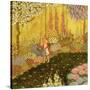 Girl in the Garden-Ditz-Stretched Canvas