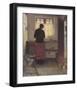 Girl in the Kitchen-Anna Kirstine Ancher-Framed Premium Giclee Print