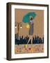 Girl in the Rain-Milovelen-Framed Art Print