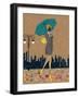 Girl in the Rain-Milovelen-Framed Art Print