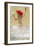 Girl in the Waves-Lincoln Seligman-Framed Giclee Print