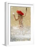 Girl in the Waves-Lincoln Seligman-Framed Giclee Print