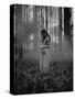 Girl in the Woods-Design Fabrikken-Stretched Canvas
