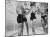 Girl in Topless Swimsuit-Paul Schutzer-Mounted Premium Photographic Print