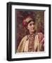 Girl in Traditional Dress-Konstantin Yegorovich Makovsky-Framed Giclee Print