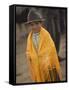 Girl in Traditional Hat, Saquisili, Ecuador-Merrill Images-Framed Stretched Canvas